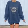 Women's Tops Winter Sun Printing Sweatshirt Pullover Tops