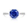 Rose Cut High Carbon Diamond Jewelry 925 Sterling Silver Ladies Ring Simple Sweet Elegant Wedding RingGood product