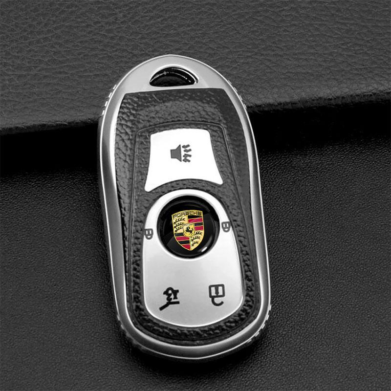 14mm Car Key Emblem Stickers Auto Control Key Logo Accessories For Porsche Cayenne Panamera Macan Boxster 911 Carrera-GT 928 944 918-Spyder