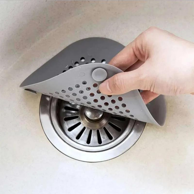Anti-clogging Silicone Floor Drain Cover for Sinks, Bathroom Drains
