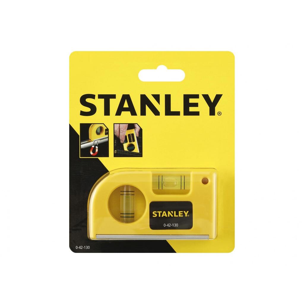 Stanley Handwerkzeuge Magnetischer Horizontal-/Vertikal-Taschenwasserwaage