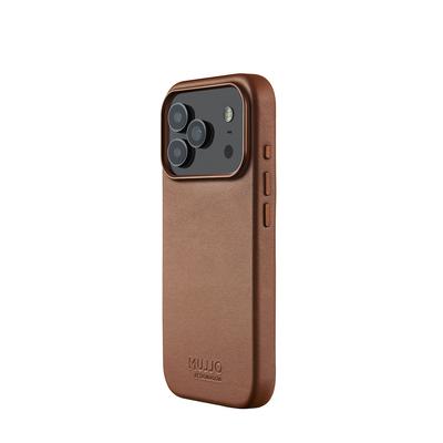 Custodia in Pelle Mujjo per iPhone 17 Pro Tan