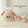 Little Prince Wool Hat & Pig DIY Crochet Baby Shoes Gift Set