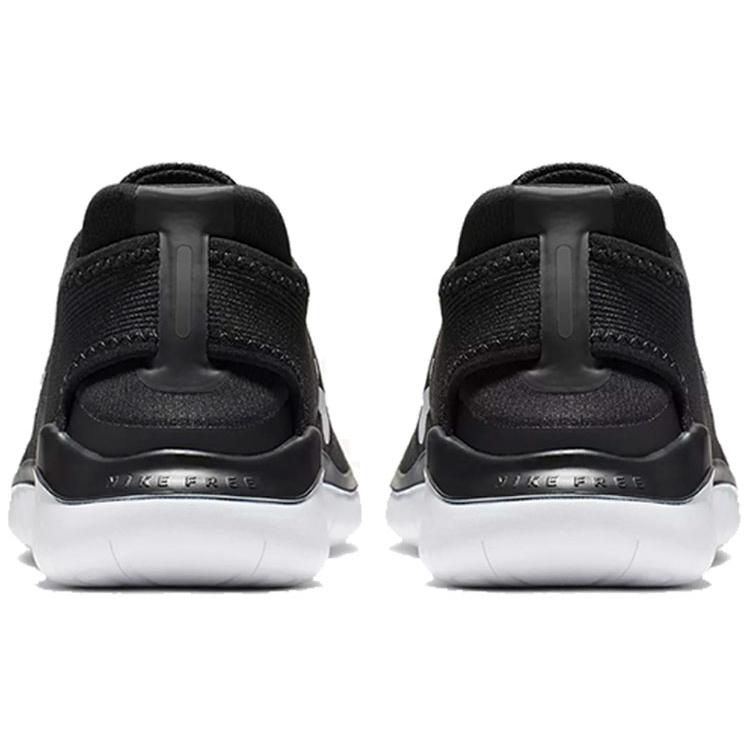 Nike Free Rn 2018 Black White Women's 942837-001