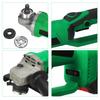 180° Cordless Brushless Angle Grinder 3 Gears Electric Polishing Machine for Makita Battery