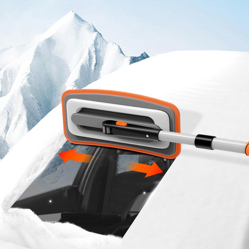 Snow Scraper For Car Extendable Aluminum Alloy Auto Supplies Cars Snow Remover For Window Truck SUV Vehicle Roof Winter Cleaning