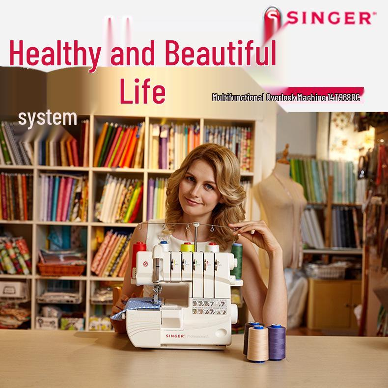 Singer 968 Overlock and Three-Needle, Four-Thread Coverstitch Serger for Household Sewing