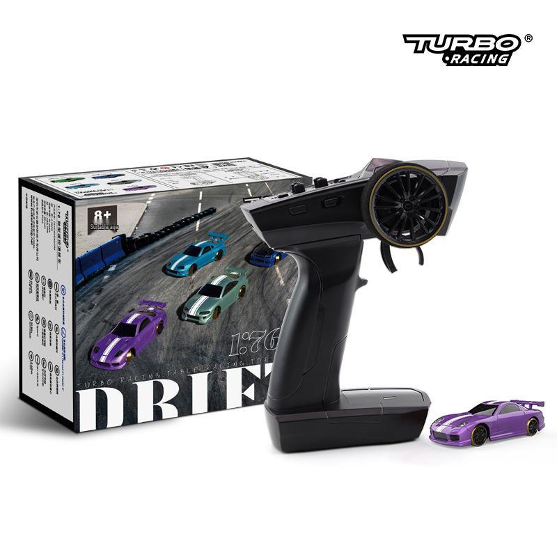 1:76 Scale Turbo Racing RC Drift Car Model - C61 C62 C63 C64 Simulation