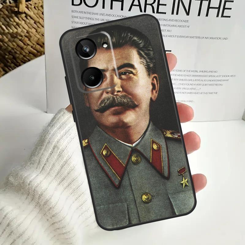 Russian Commander Stalin For Realme C75 C55 C71 C53 C67 C61 C33 C63 C51 C65 15 GT7 Pro 10 11 12 13 14 Pro Plus Case