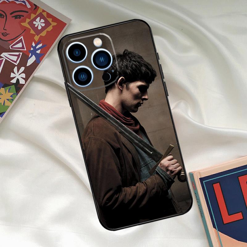 TV Series Merlin Phone Case For iPhone 16 15 11 12 13 14 Pro Max Mini X XR XS Max Plus Cover Shell