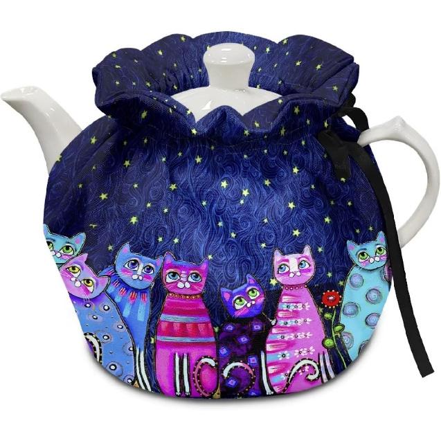 Xoenoiee Tea Pot Cosy Cotton Tea Cozy for Teapots Dust Cover ulated Kettle Cover Teapot Warmer for Home Kitchen Decorative Accessories Tea Time