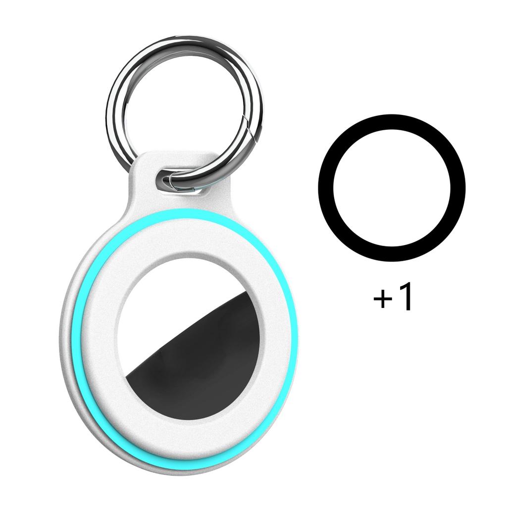 For Apple Airtags Locator Silicone Protect Case For Kids/Pet/Backpack With Strap Lanyard + Keychain AirTag GPS Tracker Accessory