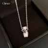 Korean ins long vase pendant necklace collarbone chain personalized item design