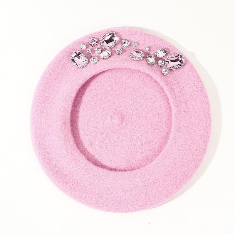 Berretto autunnale e invernale  cappello caldo in lana  Donna  Femminile Caldo Versatile cappello a zucca