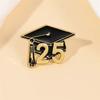 Creative Cartoon Doctoral Hat Graduation Season Academic Achievement Series Clothing Hat Bag Brooch