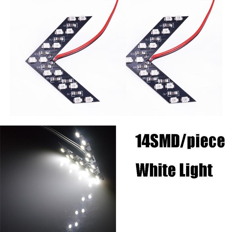 2pcs Led Arrow Panel Durable Practical 12 V Car Accessories Led Turn Signal Light Car Led Rearview Mirror Panels Indicator Light