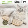 Catnip Throw Pillow Self-pleasure Sisal Cat Scratching Pad Cat Mint Toys Pet Toys Pet Supplies