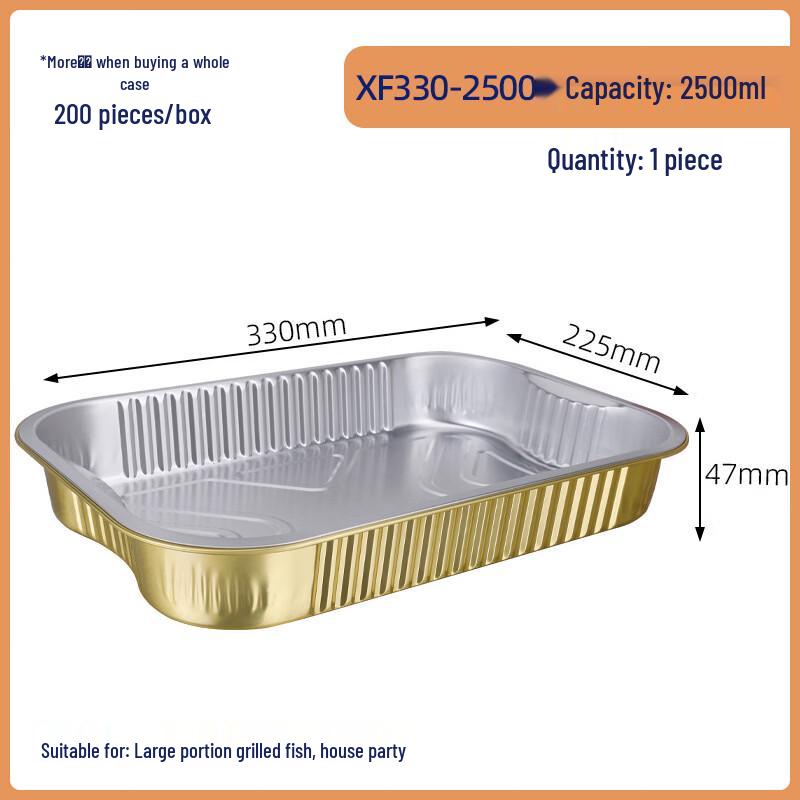 Handun Gold Square Heatable Sugarcane Pulp Food Container