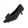 Bow-tie fluffy shoes female outer wear winter new products gentle fairy flat-bottomed velvet cotton shoes Doudou shoes