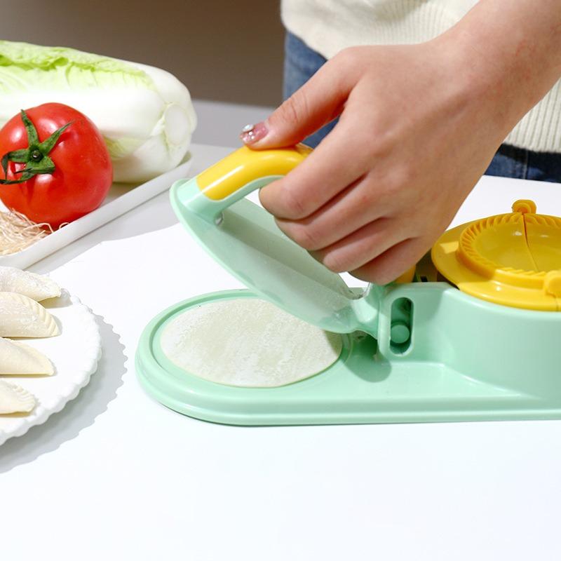 Three In One Dumpling Machine Kitchen Dumpling Mold Pressing Machine Manual DIY Dumplings Skin Easy To Operate Kitchen Tools