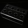 Heavy Duty 8 Holes Acrylic Stand Holder Ice Crisp Tube Cone Holder