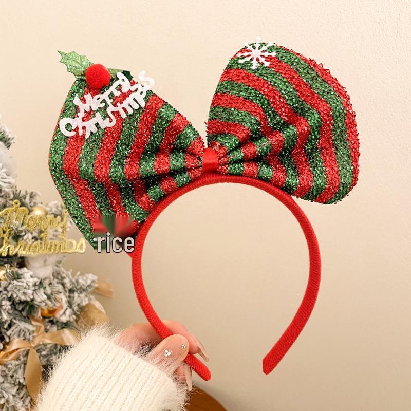 Children's Christmas Reindeer Headband - Cute Holiday Hair Accessory for Photos