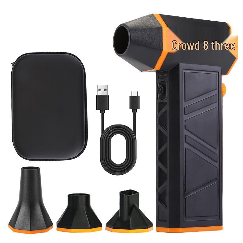 

High-Power Turbo Handheld Fan and Hair Dryer for Car Wash and Dust Removal 150*86*40MM