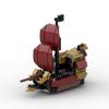 Creative Building Blocks Mini Pirate Ship Series Diy Assembled Toy Model Gift Ornaments