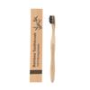 Custom Stock Eco Kraft Bag 12000 Ultra Soft Nano Bristles Biodegradable Calabash Grip Bamboo Toothbrush Nano Toothbrush