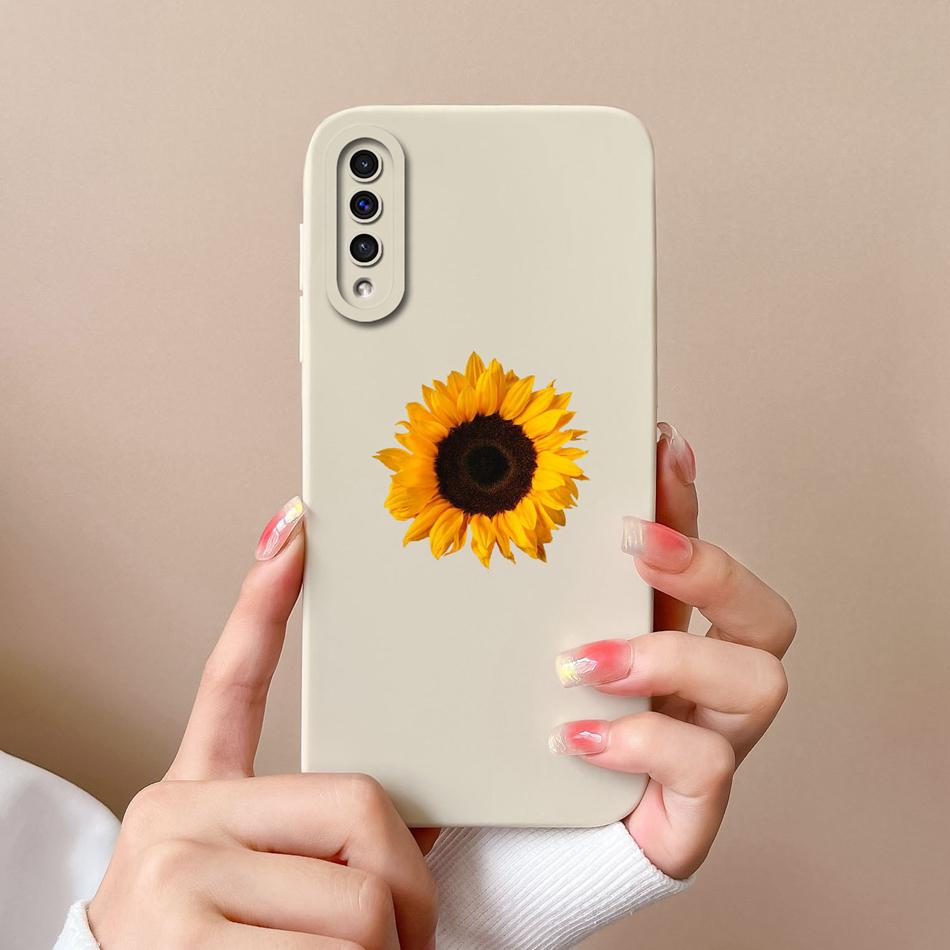 Case For Samsung A50 A50S Cute Astronaut Camera Lens Protection Soft Liquid Silicone Back Cover For Samsung Galaxy A 50 50S Capa