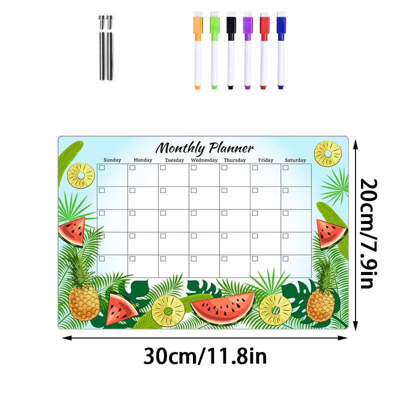 1 Set Office Three-dimensional Notepad Message Board Memo Writing Board Acrylic Weekly Planner