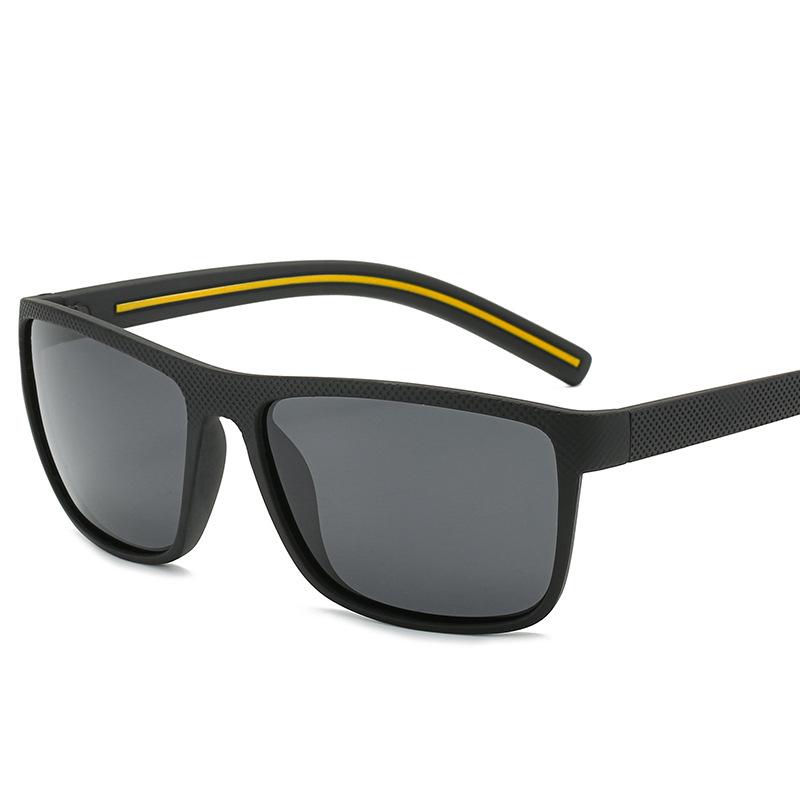 

Classic Fashion Polarized Stylish Sunglasses Pair Men Women Square Frame Sun Glasses Male Sport Goggle UV400 Gafas De Sol black yellow