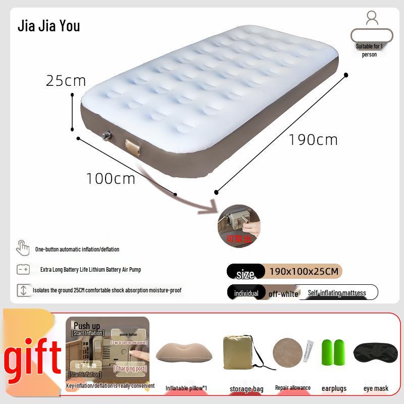Automatic Inflatable Camping Mattress for Outdoor Travel and Tent Use
