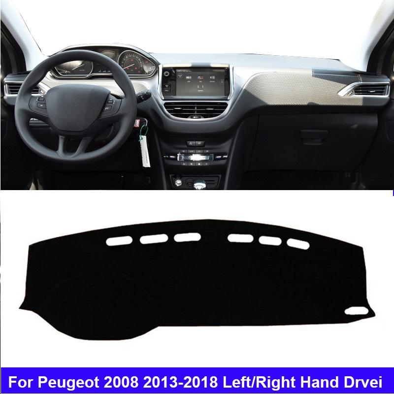 

Автомобильная внутренняя крышка приборной панели для Peugeot 2008 2013-2018 LHD RHD Dash Mat Carpet Cape Cushion Anti-sun 2017 2016 2015