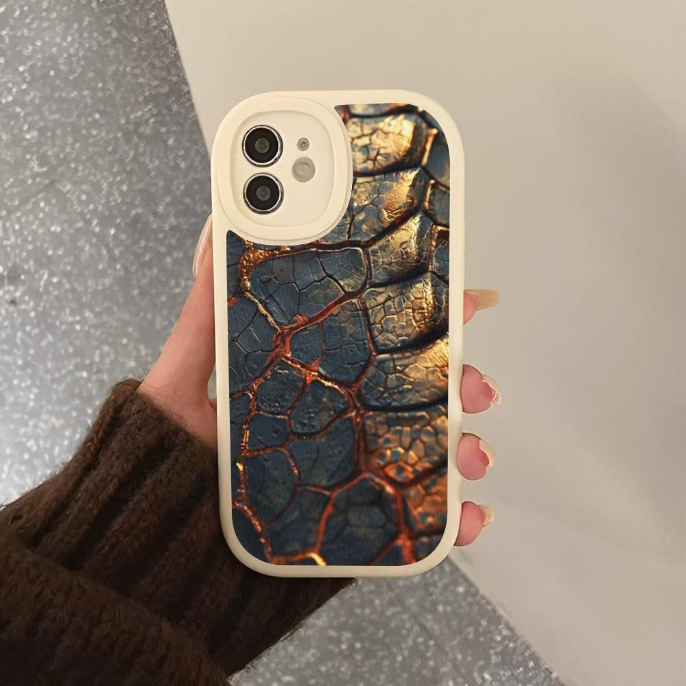 

Snake Skin Phone Case Hard Leather For iPhone 16 15 14 13 12 Mini 11 14 Pro Max Xs X Xr 7 8 Plus Fundas iPhone 15 plus