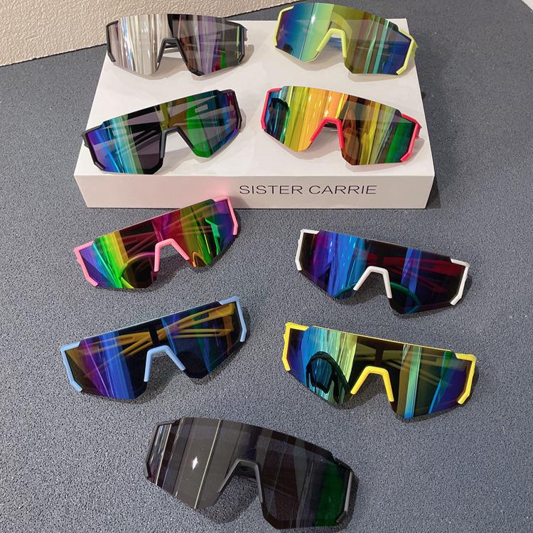 Kids' Trendy Punk Hip-Hop Sunglasses: Boys & Girls Outdoor Sports Style