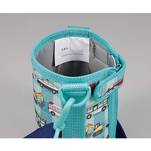 CAPTAIN STAG (CAPTAIN STAG) 600ml Kids' Water Bottle, Double Stainless Steel Bottle, Vacuum Insulated, Keeps Hot or Cold, 2-Way, Includes Shoulder Str