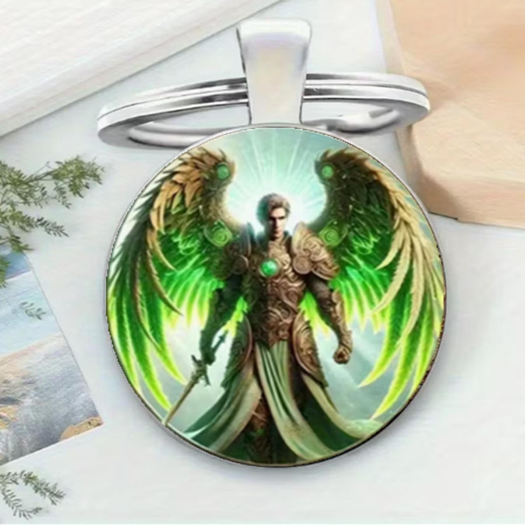 

Мифический Ретро Рафаэль Круглый Стеклянный Брелок One Size