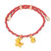 Entzückender Cartoon-Pferdeanhänger an geflochtenem Armband Ideal für den täglichen Gebrauch Layering Vielseitiges stilvolles Accessoire