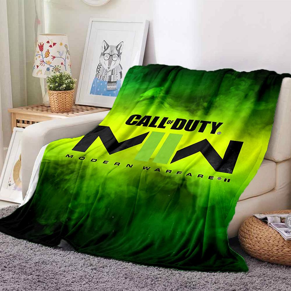 1pc Call of Duty Soft Comfortable Blanket Digital Print, All Season Multipurpose Knit Fabric Bedding, Office, Sofa Home Decor Blanket