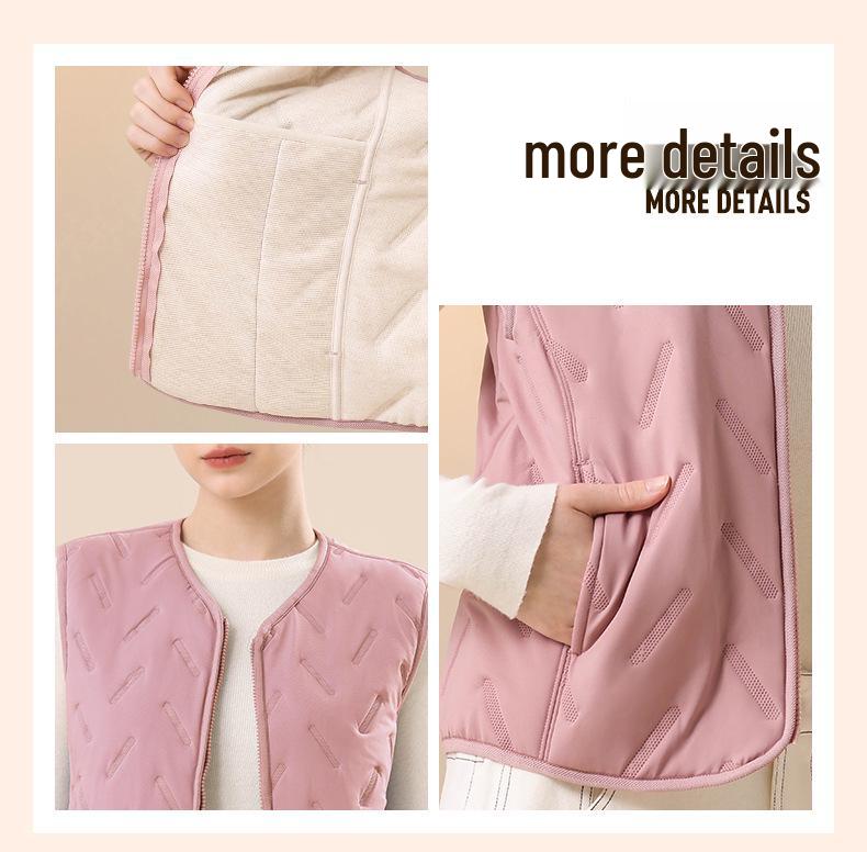 Unisex Wool & Fleece-Lined Vest: Windproof, Warm, and Fashionable for Autumn & Winter