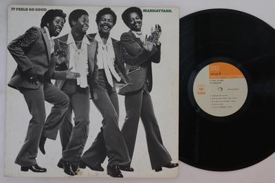 LP Record MANHATTANS  It Feels So Good 25AP369 CBS SONY 1977 Japan SoulFunk Used
