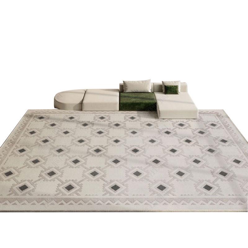 French Plaid Non-Slip, Dirt-Resistant, Water-Absorbent Carpet for Living Room, Coffee Table, Entrance, and Bedroom