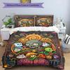 3pcs Duvet Cover Set (1*Duvet Cover + 2*Pillowcase, Without Core), Plants VS Zombies Print Bedding Set, Bedroom Decor, All‑Season, Birthday Gift