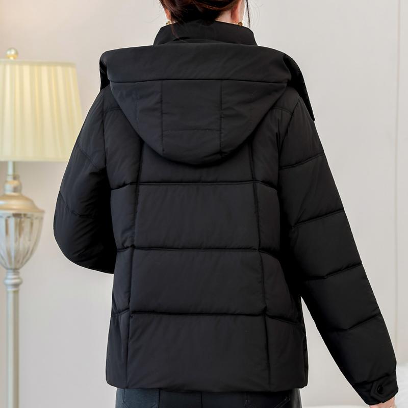 Fashion Winter Jackets Woman Parkas Hooded Thick Warm Casual Women's Short Coats