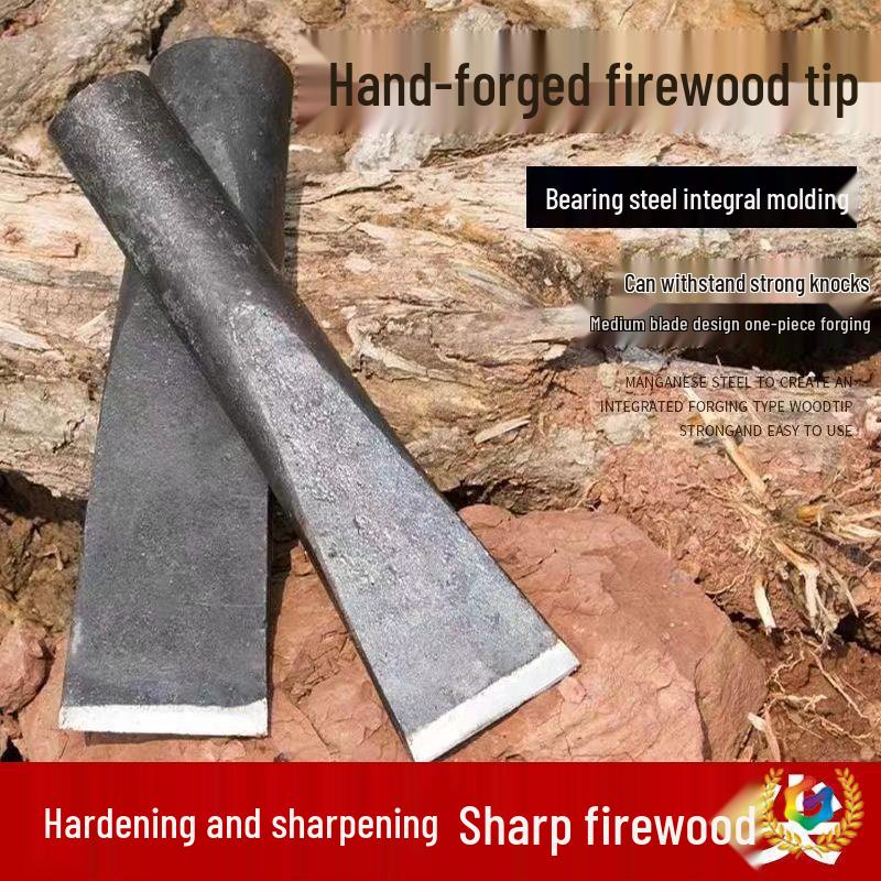 Firewood Splitter Hand-Forged All-Steel Large Wood Splitting Tool - Durable and Efficient