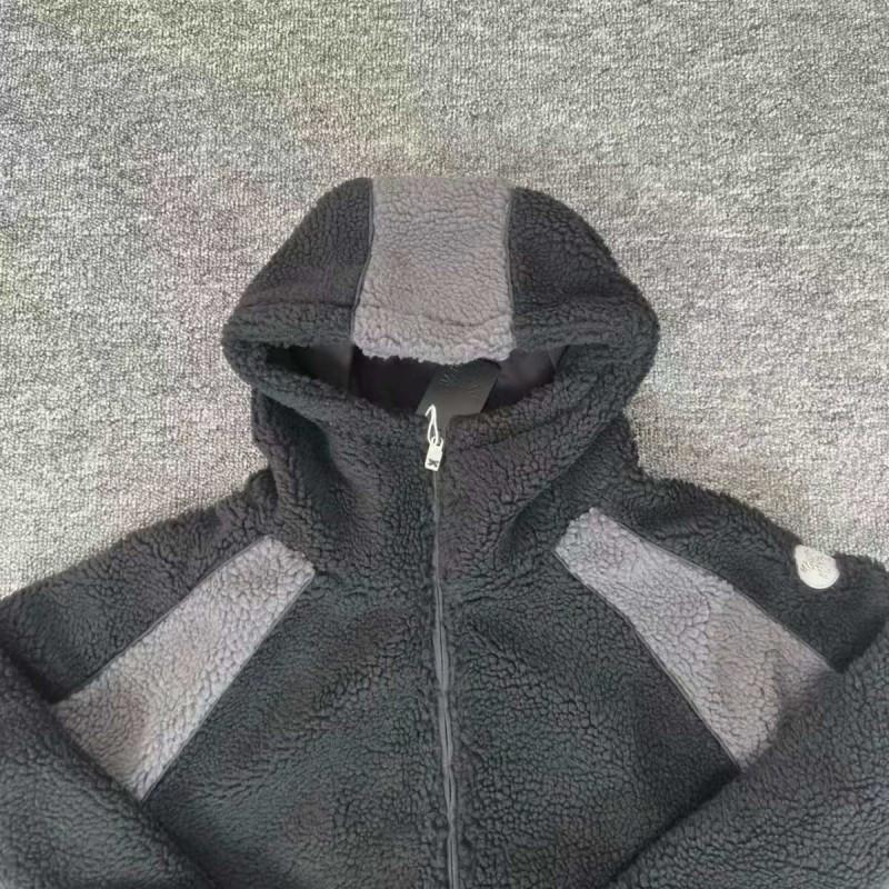 Mertra American Style Color Block Hooded Sweatshirt Zip Up Fleece Lined Jacket Men Women Youth