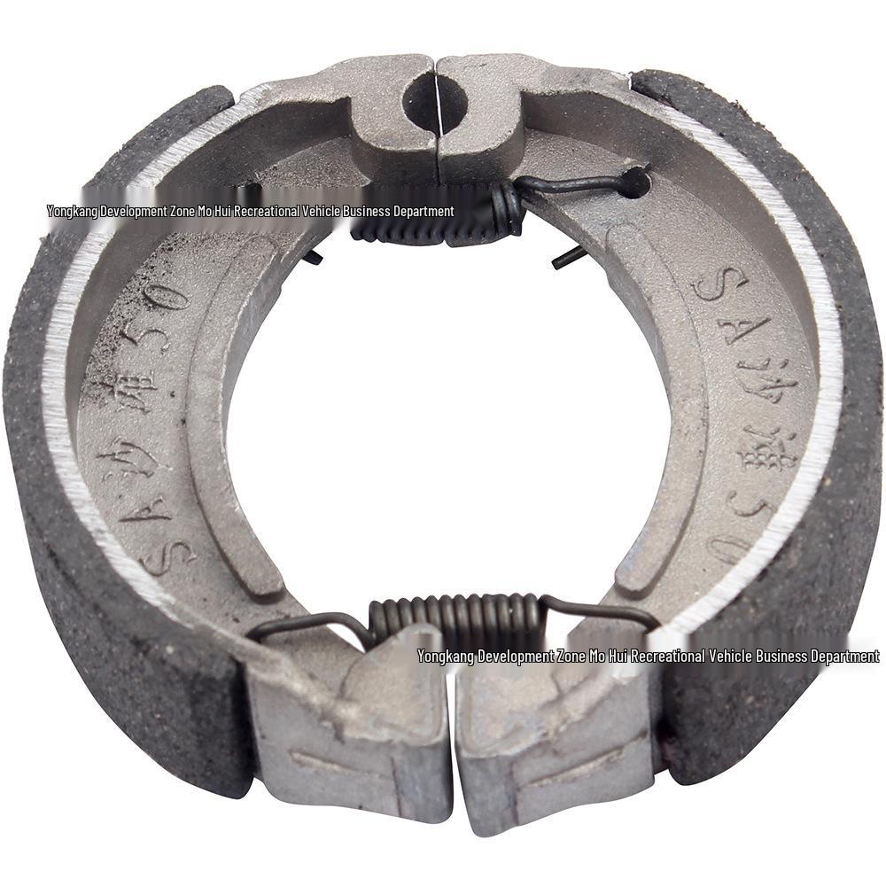 50-125CC ATV Front Hub Brake Shoe 80mm - Four-Wheeler Beach Buggy Accessory with Friction Material