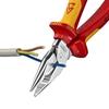 KNIPEX 1000V Insulated Needle Nose 185mm Overall Pliers, Length, 0826-185