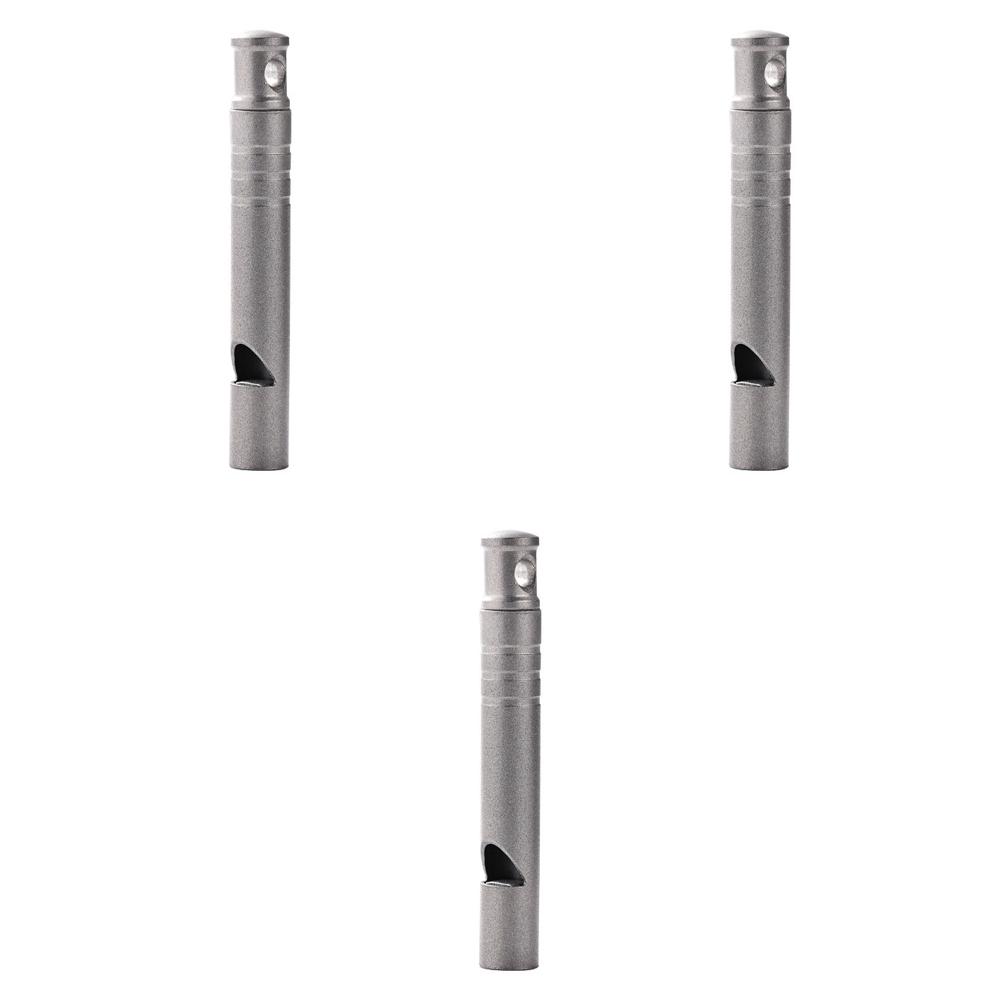 Outdoor Mini EDC Whistle Necklace Ultralight Single Tube Referee Whistle High Decibel Survival Whistles for Hiking Camping Trip